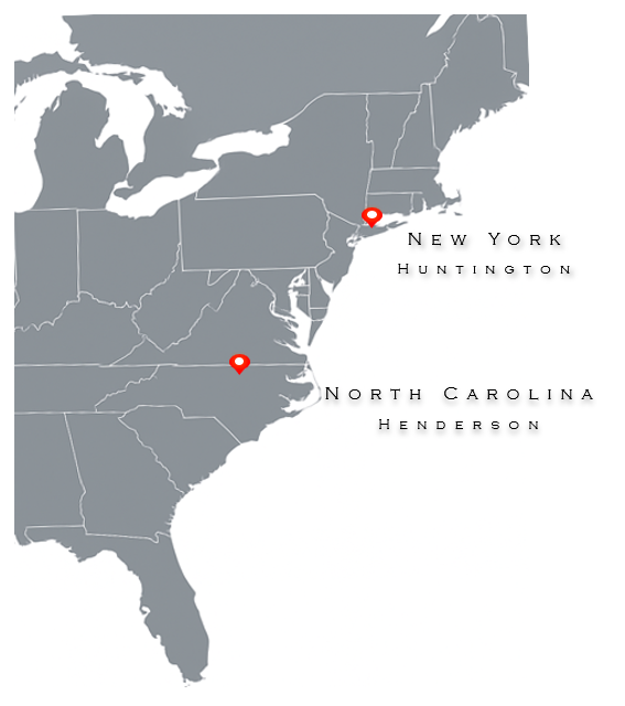 Landing Page map with icons